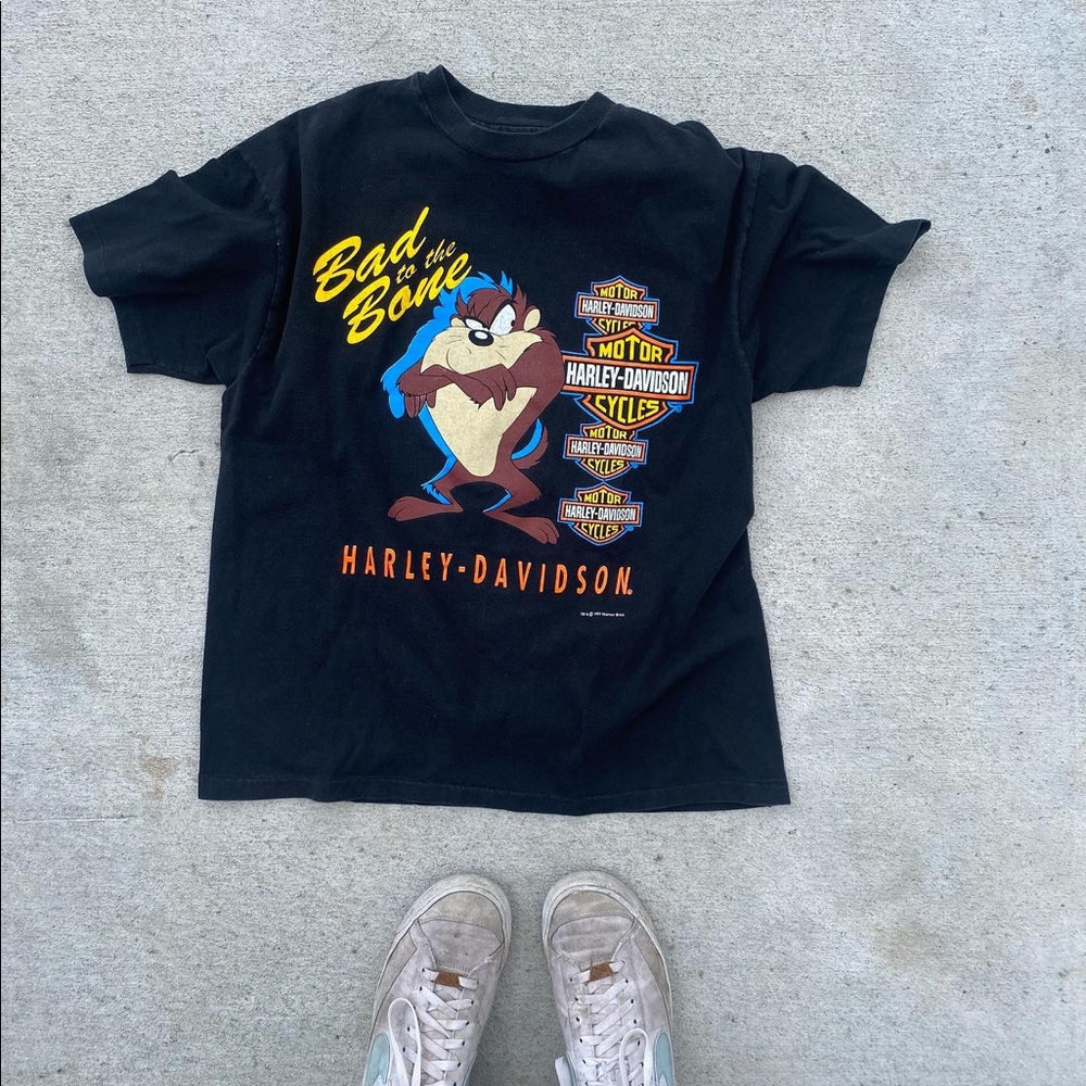 vintage RARE harley davidson graphic tee